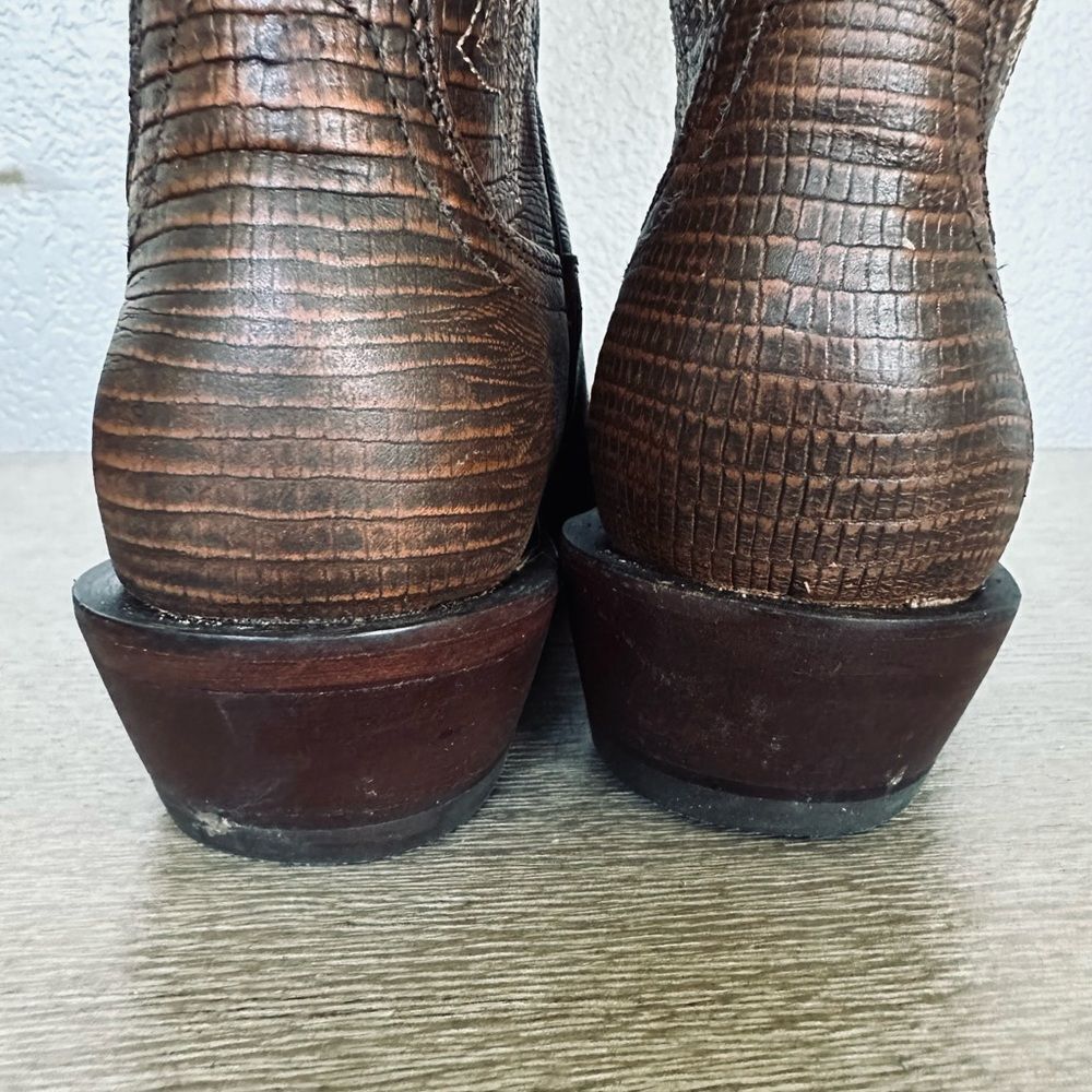 Ariat Alamar Lizard Embossed Cowboy Boots - Picture 9 of 11